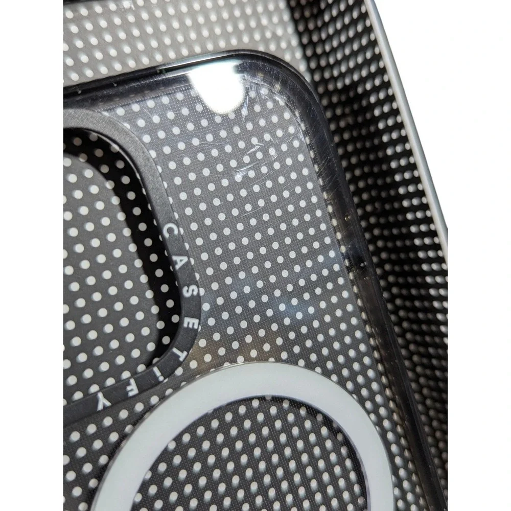 Aa6U CASETiFY Impact Case w/ Magsafe for iPhone 16 - Clear/Black‎ Gently Used